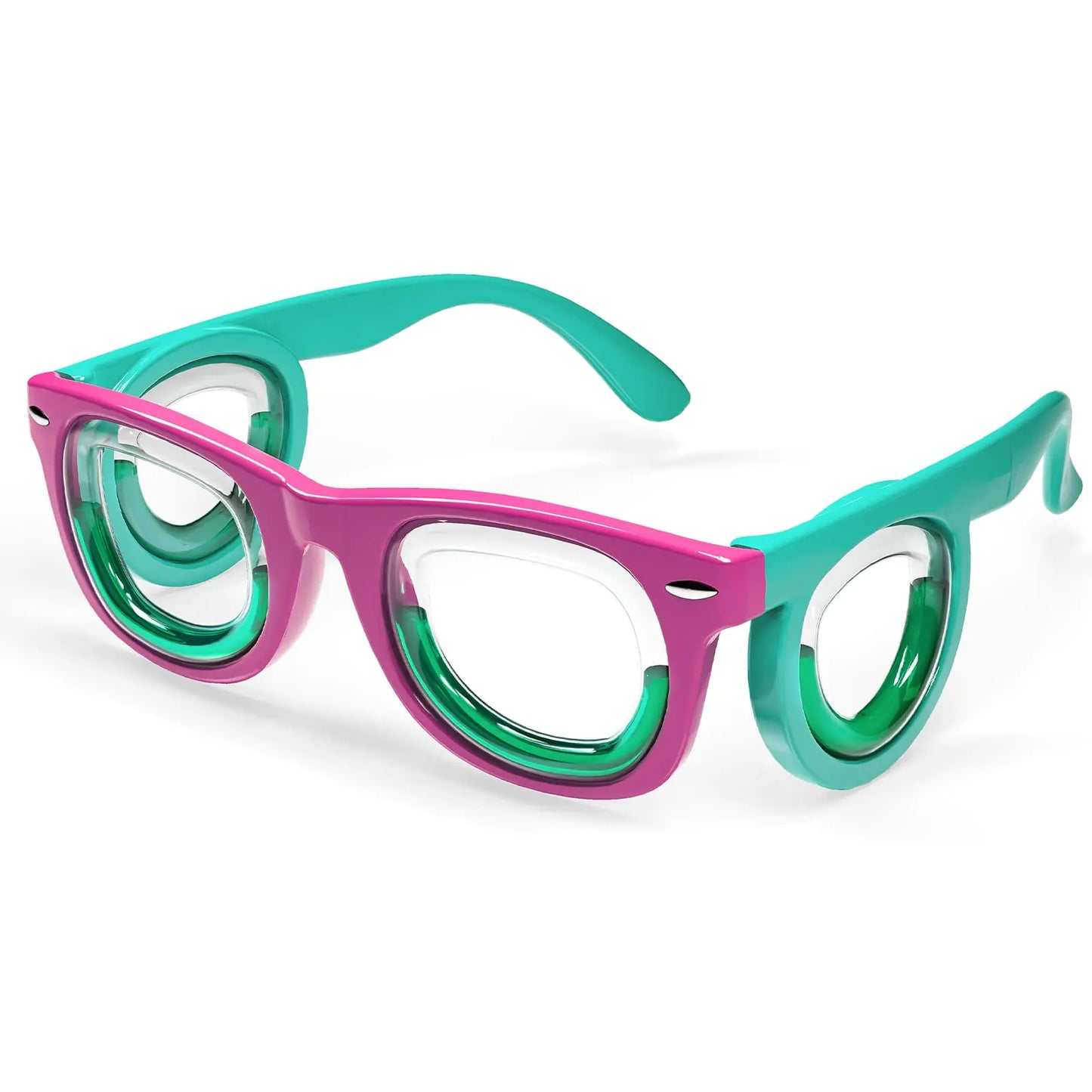 Hion Kids Anti- Motion Sickness Smart Glasses Ultra-Light Portable Nausea Relief Liquid Glasses Carsickness Airsickness Seasickness Glasses Kids Travel/Cruise Essentials
